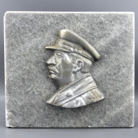 Барельеф СТАЛИН И. В. металл на граните СССР 1950-е гг
